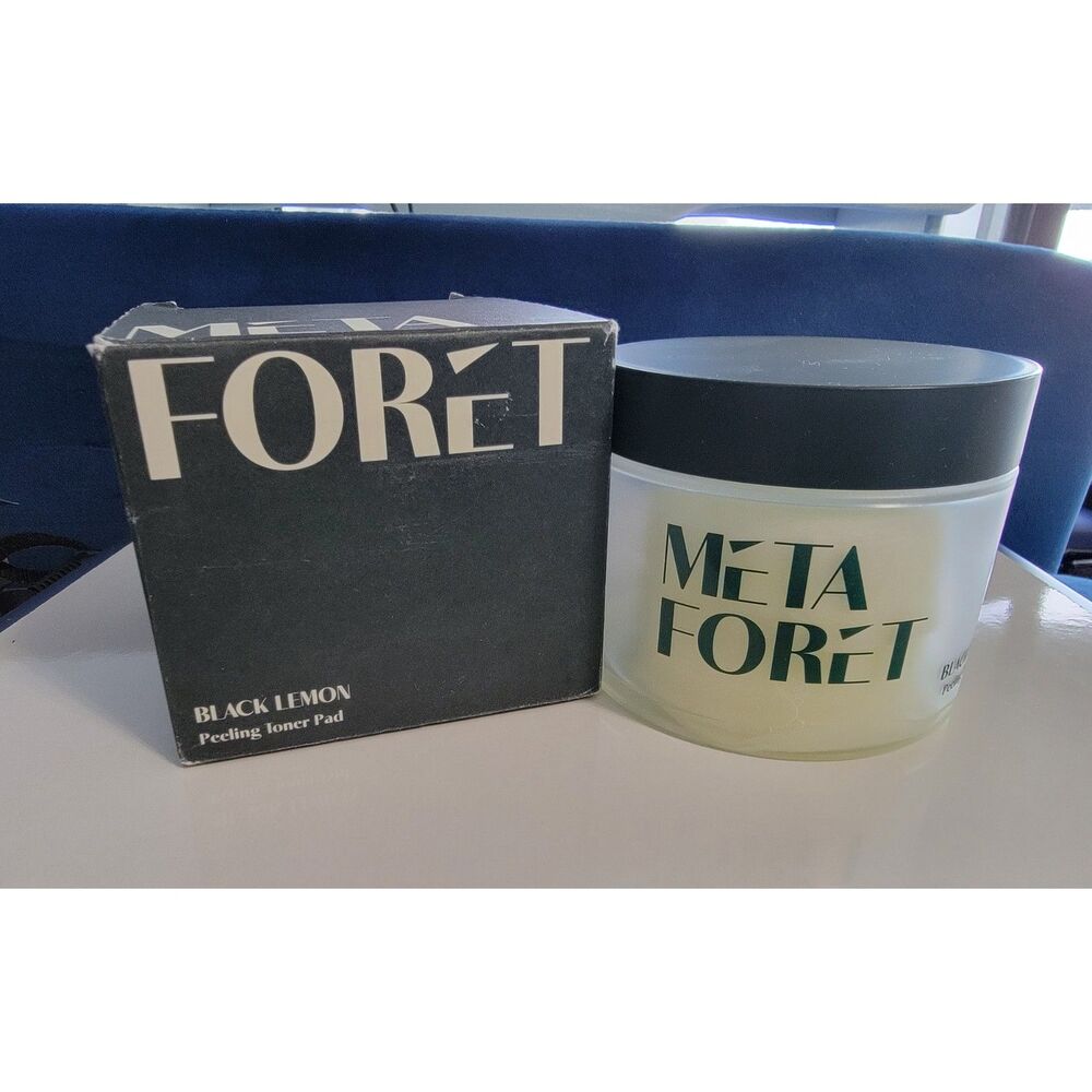 MetaForet Black Lemon Peeling Toner Pads NIB